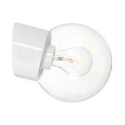 Porslinslampa Utomhus Sned Svart Lampor