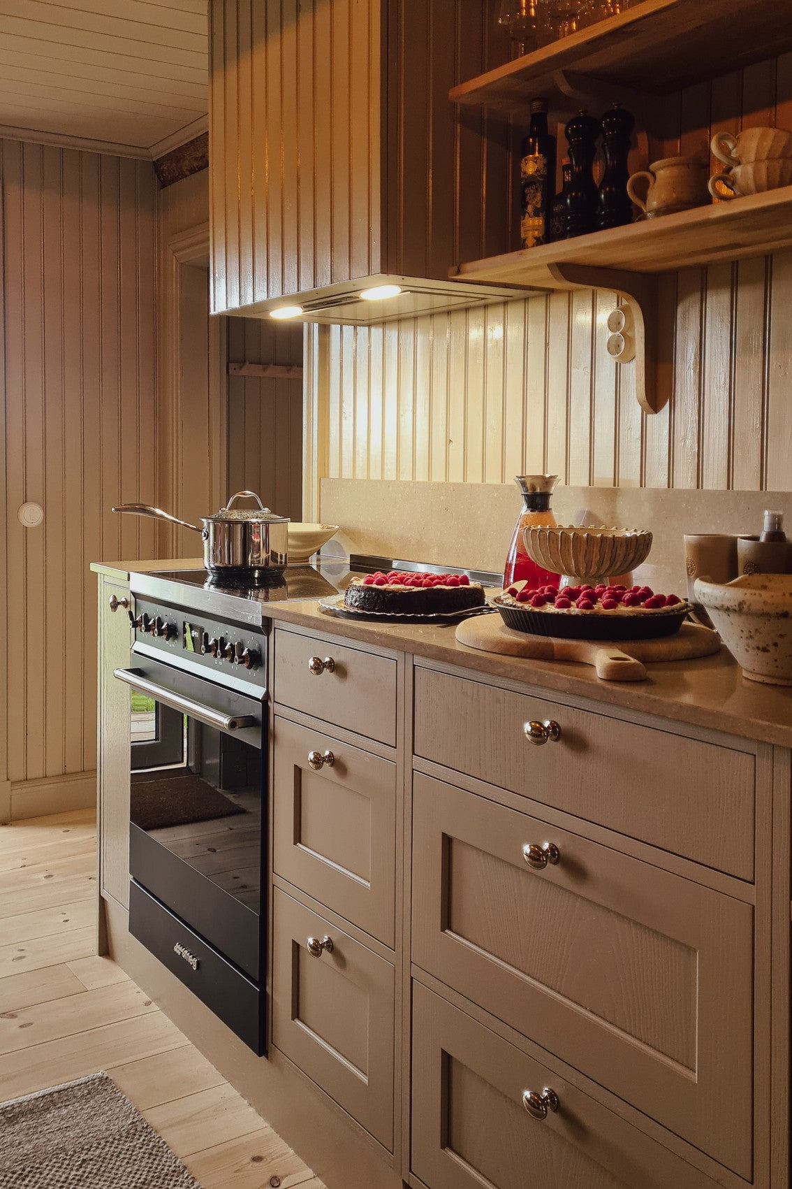 Ljungbylund renovering äggoljetempera kök