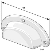 Skålhandtag 5046 - Ovolin