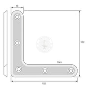 Korrugerat Hörnjärn Oval 5063 - Ovolin
