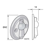 Nyckelskylt Med Kläpp 5407K - Ovolin