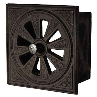 Ruusukeventtiili valurautaa