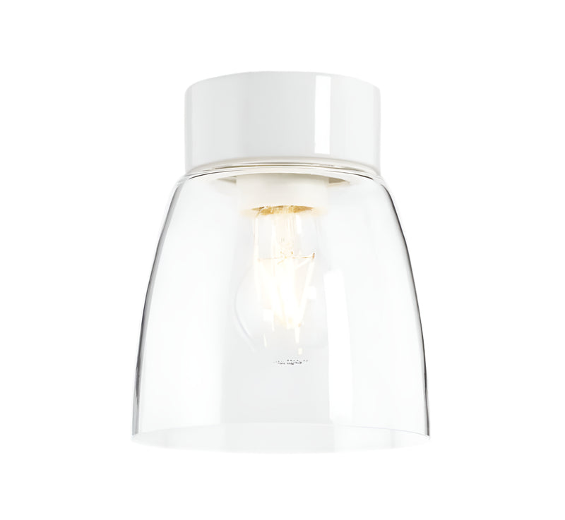 Porslinslampa Utomhus Sned