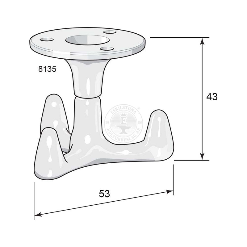 Triple anchor hook 8135