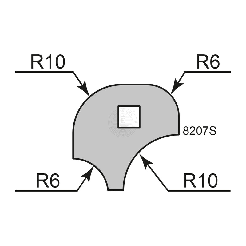 Paint Scraper Radius 8207