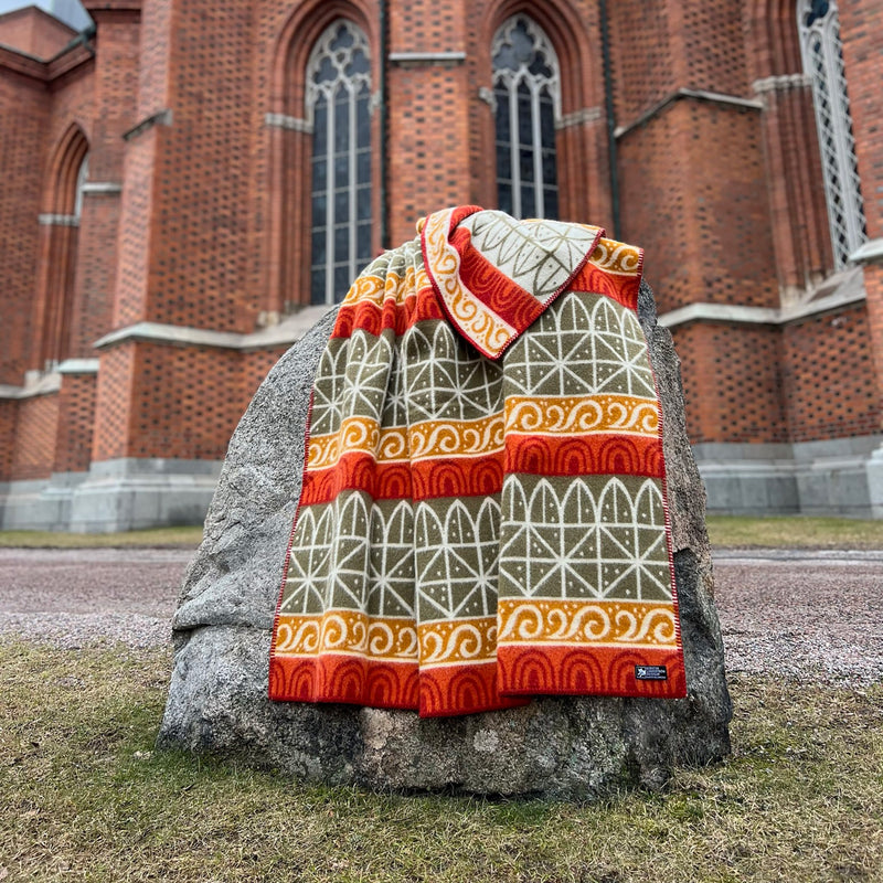 Uppsala wool blanket rust