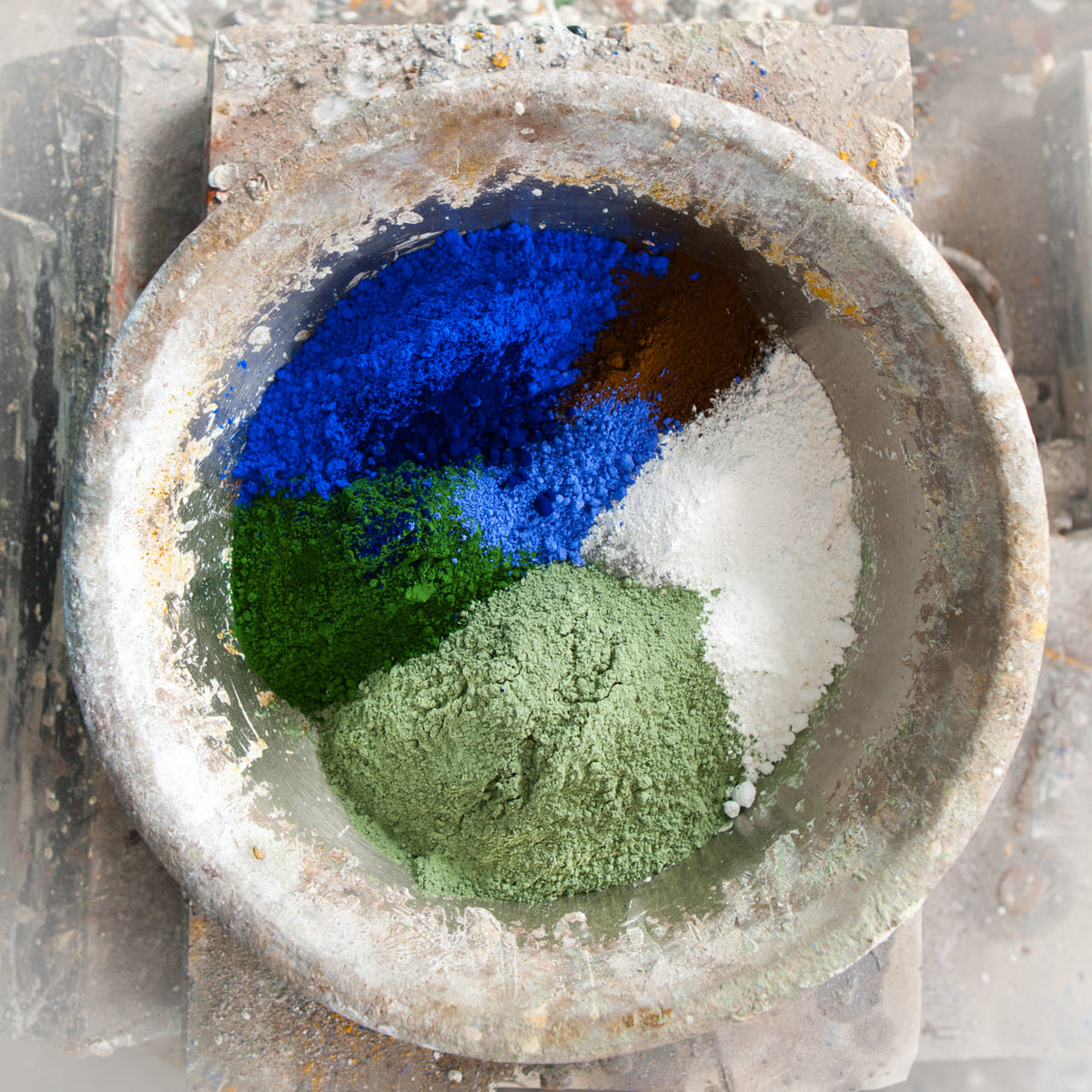 Äggoljetempera pigment