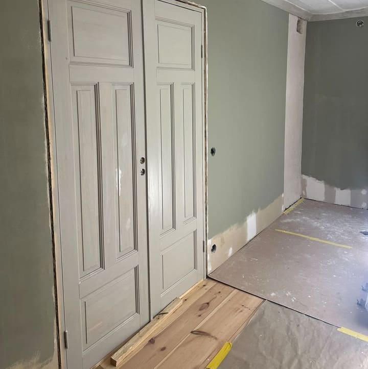 1700-Tals Grön 5-411 Äggoljetempera