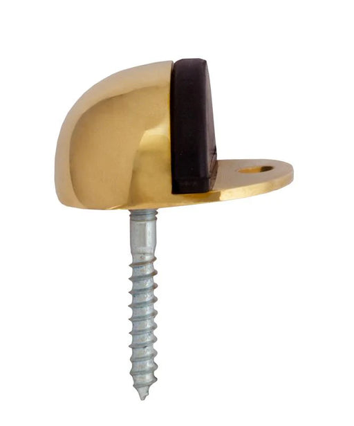 Dörrstopp golvmonterad, mässing - Ovolin