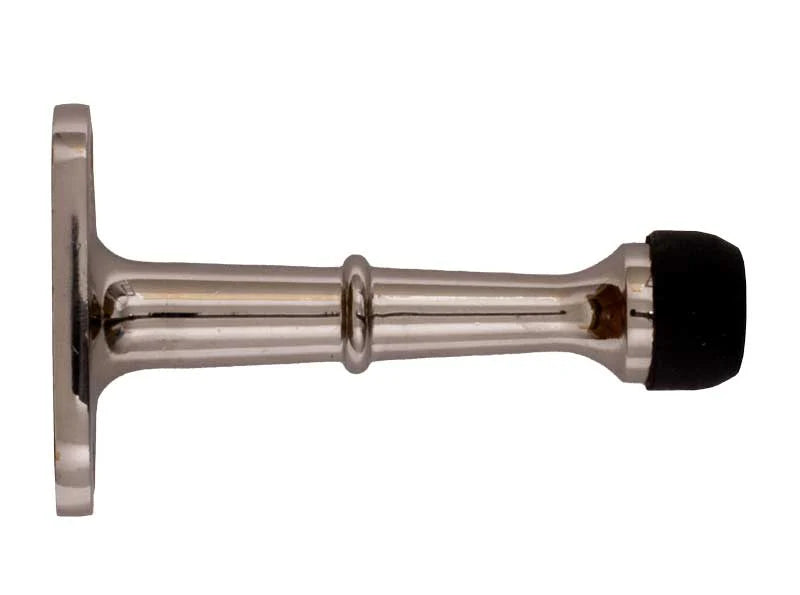 Dörrstopp förnicklad, väggmontage