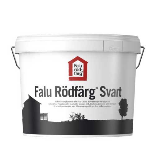 Falu Rödfärg Ljusröd, Svart, Grå - Ovolin