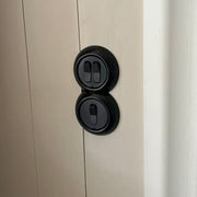 Bakelit Dubbel Vipp Inkl. Täckkåpa  El