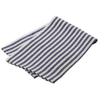 Towel blue striped