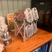 Karamellställ med 4 burkar