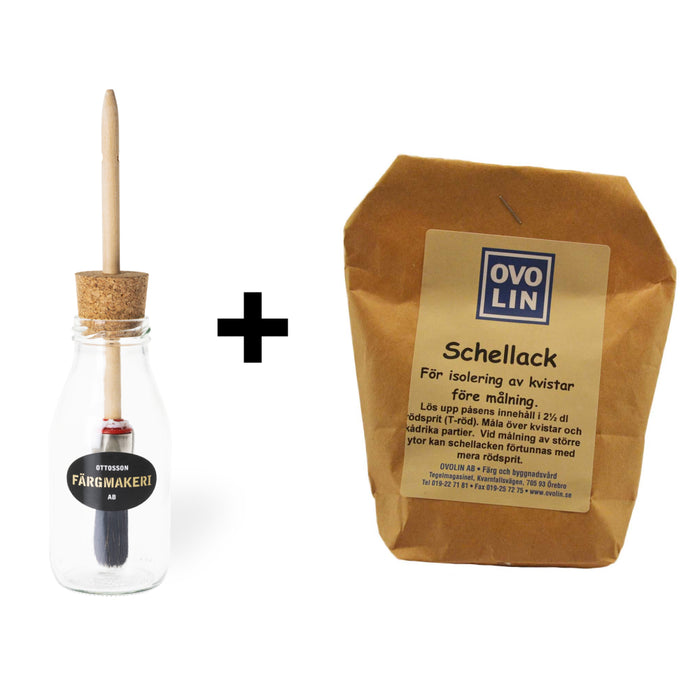 Kvistlackpensel & Schelack