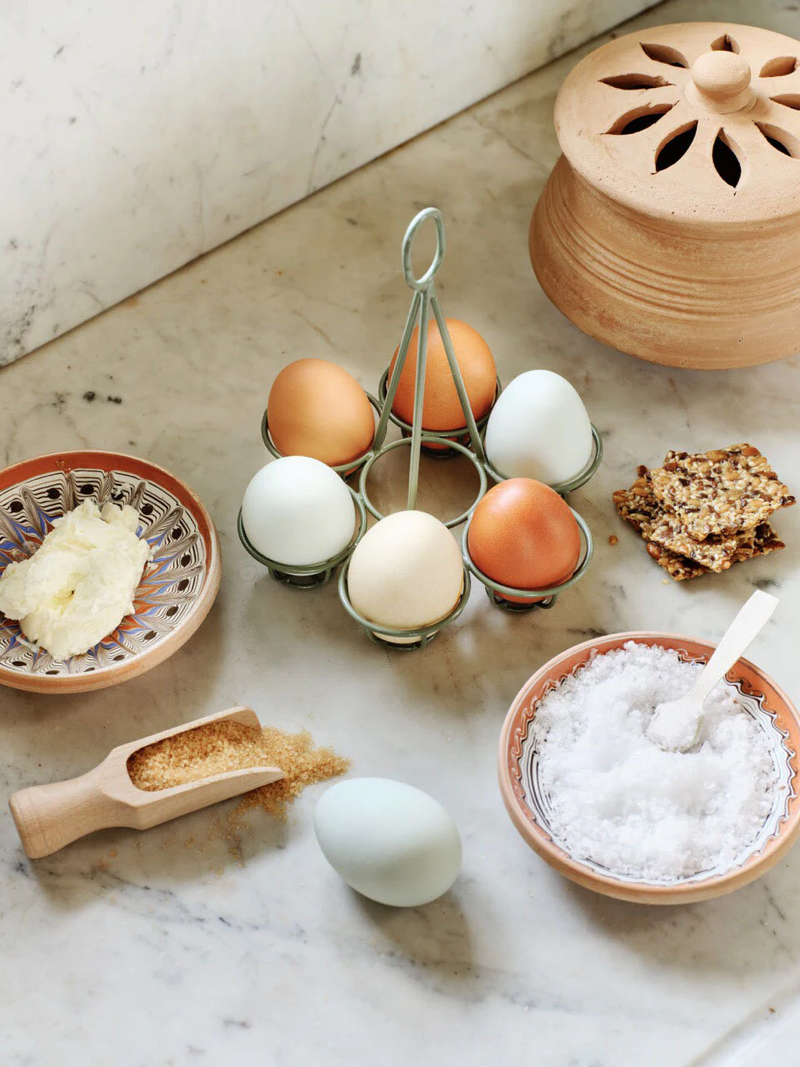 Vitlöksburk Lergods Terrakotta - Ovolin