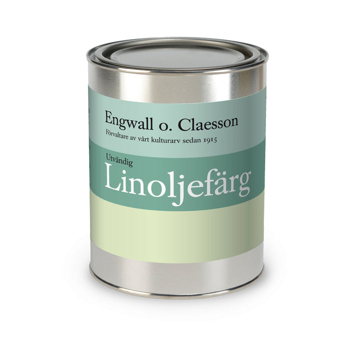 White exterior linseed oil paint