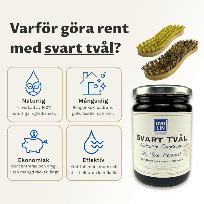 Varför svart tvål