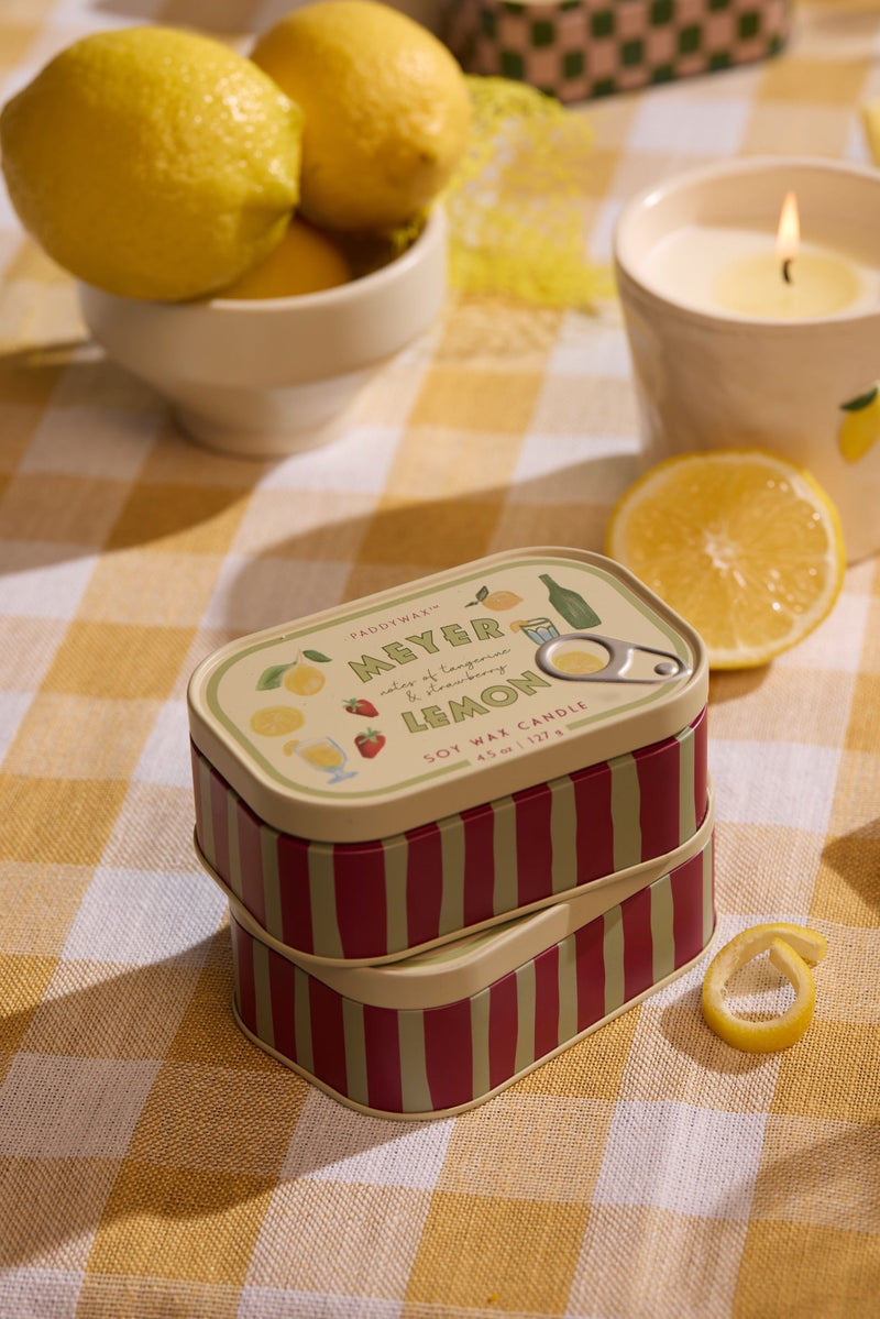 Doftljus i plåtask Citrus