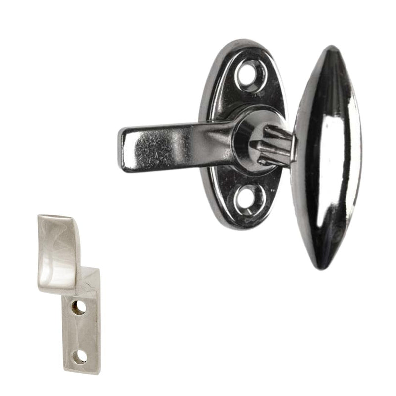 Låsklinka Mässing/Förnicklad 5050 - Ovolin