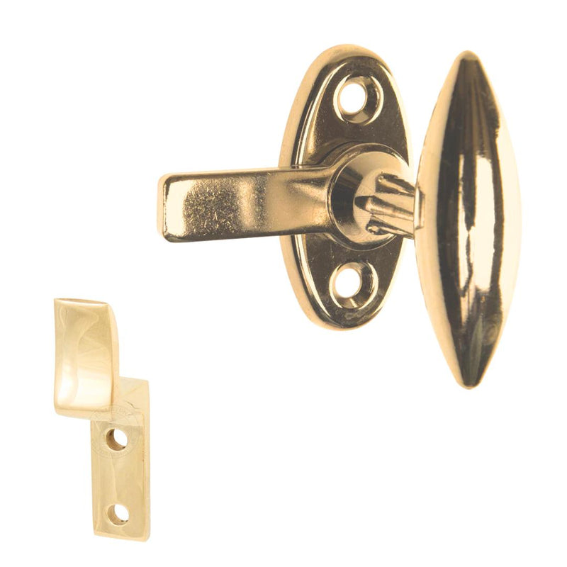 Låsklinka Mässing/Förnicklad 5050 - Ovolin