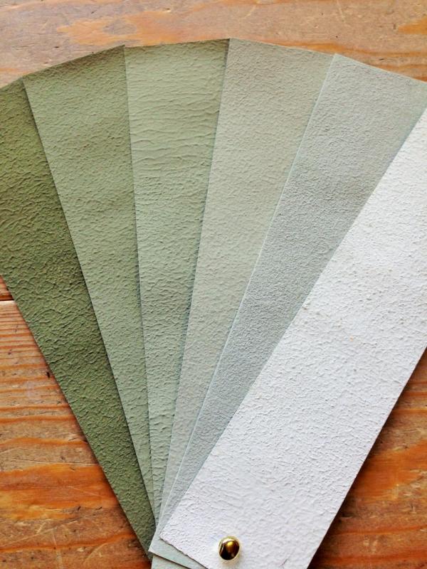 Äggoljetempera Mossgrön serie