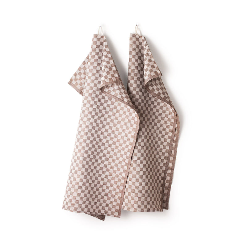 Kökshandduk Schack 2-pack, brun