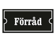 Emaljskyltar Förråd - Ovolin