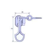 Fönsterlås 1900-Tal 5135 - Ovolin