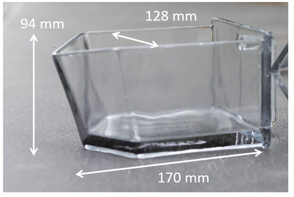 Ormesta Skäppor i glas mått