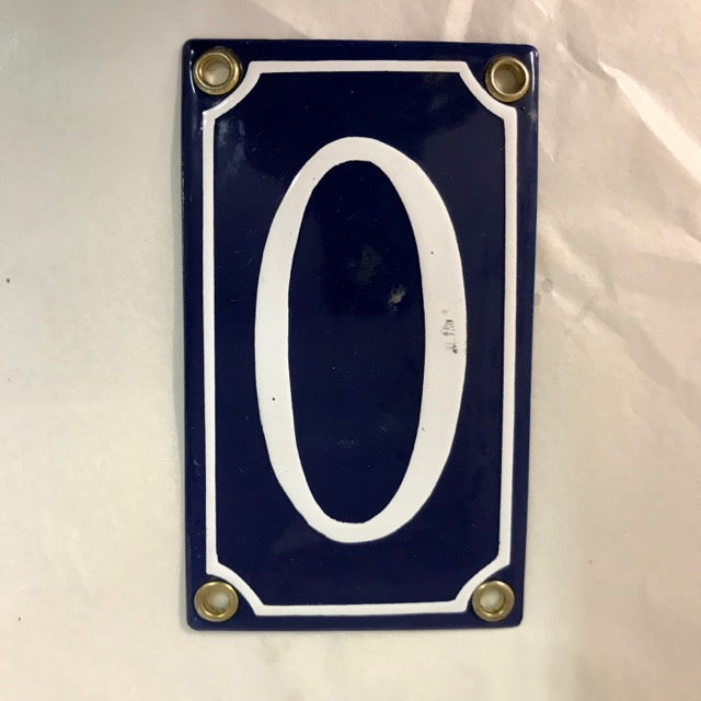 Emaljskylt Nr 0 - Ovolin