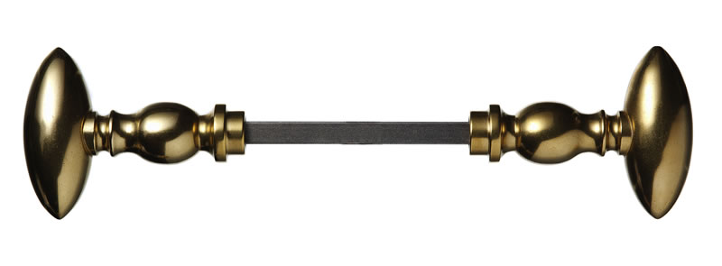 Dörrvred tidigt 1800-tal mässing - Ovolin