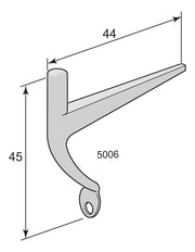 Fönsterbeslag tidigt 1900-tal - Ovolin