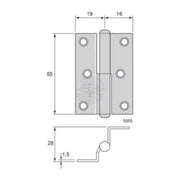 Skåpgångjärn - Ovolin