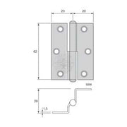 Skåpgångjärn - Ovolin