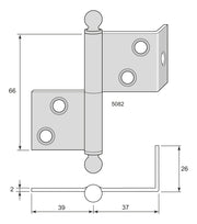 Franskt gångjärn - Ovolin