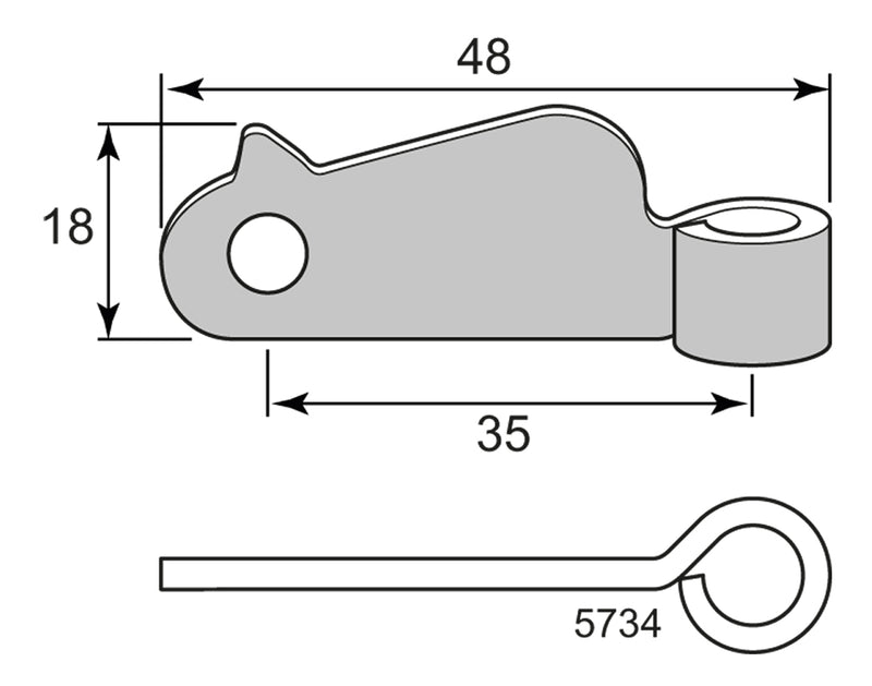 Fönsterbeslag 1700-tal - Ovolin