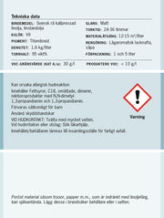 Linoljefärg grund invändig - Ovolin