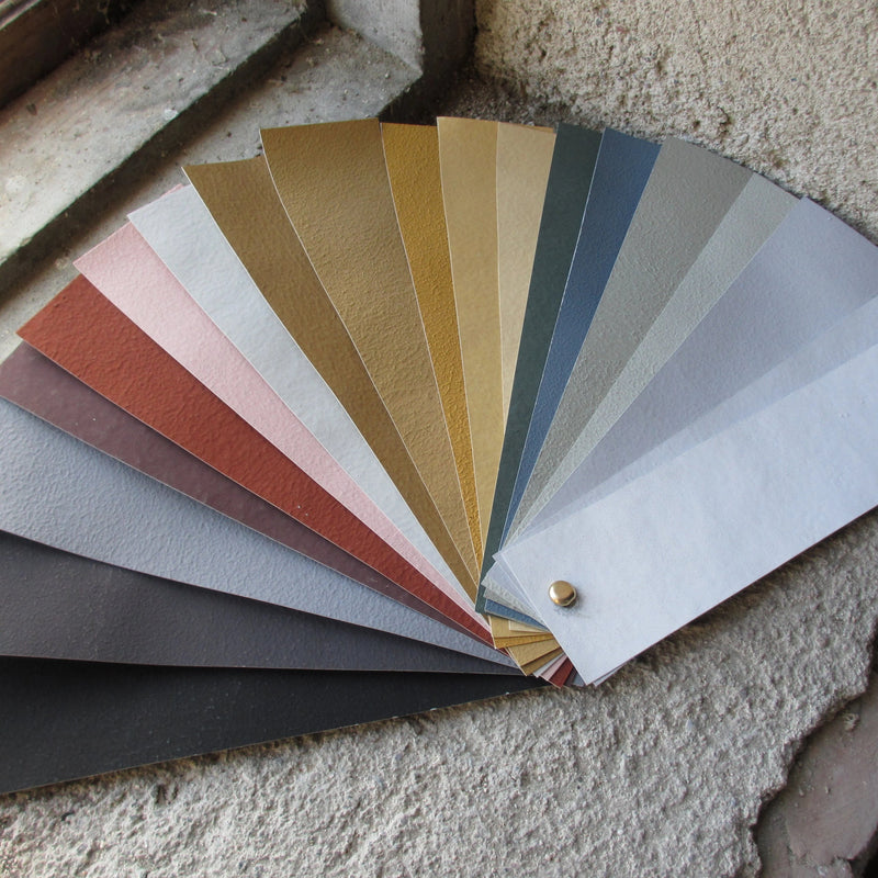 Äggoljetempera Kulörprov