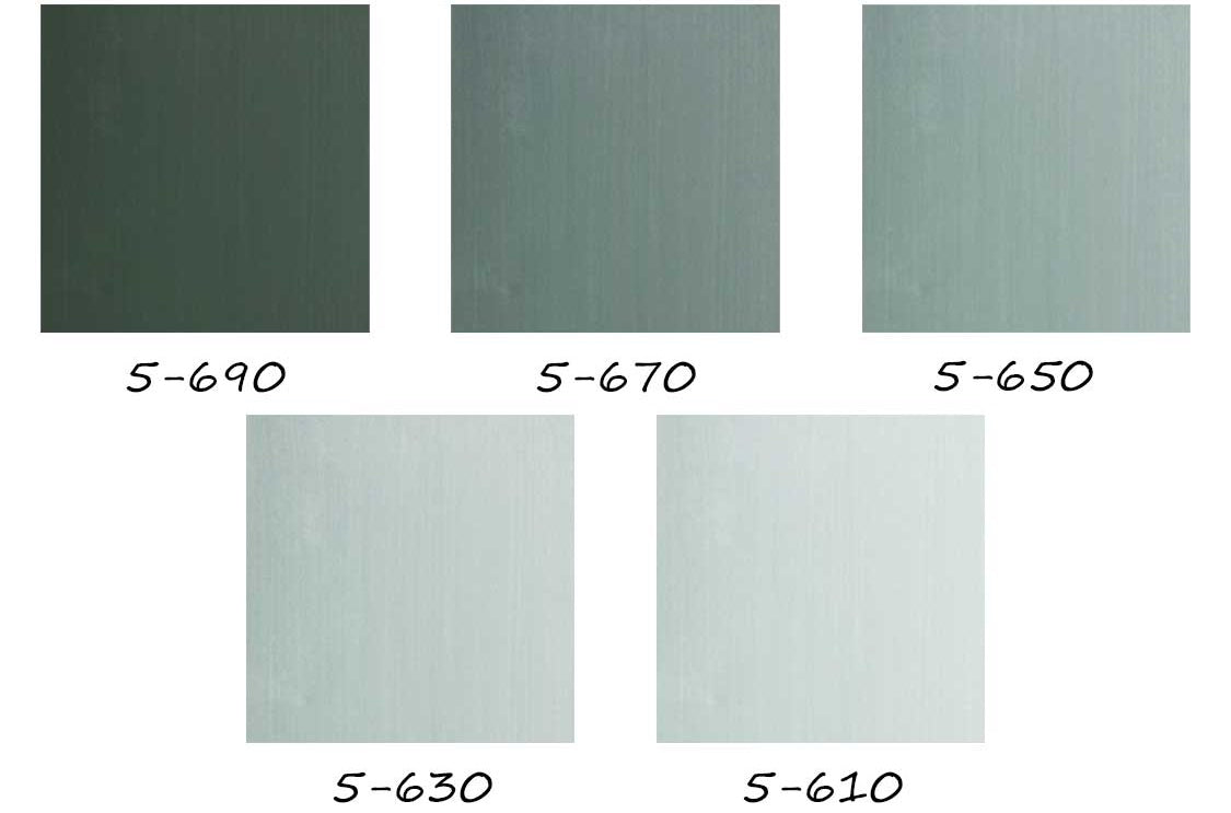 Äggoljetempera Bergslagsgrön serie