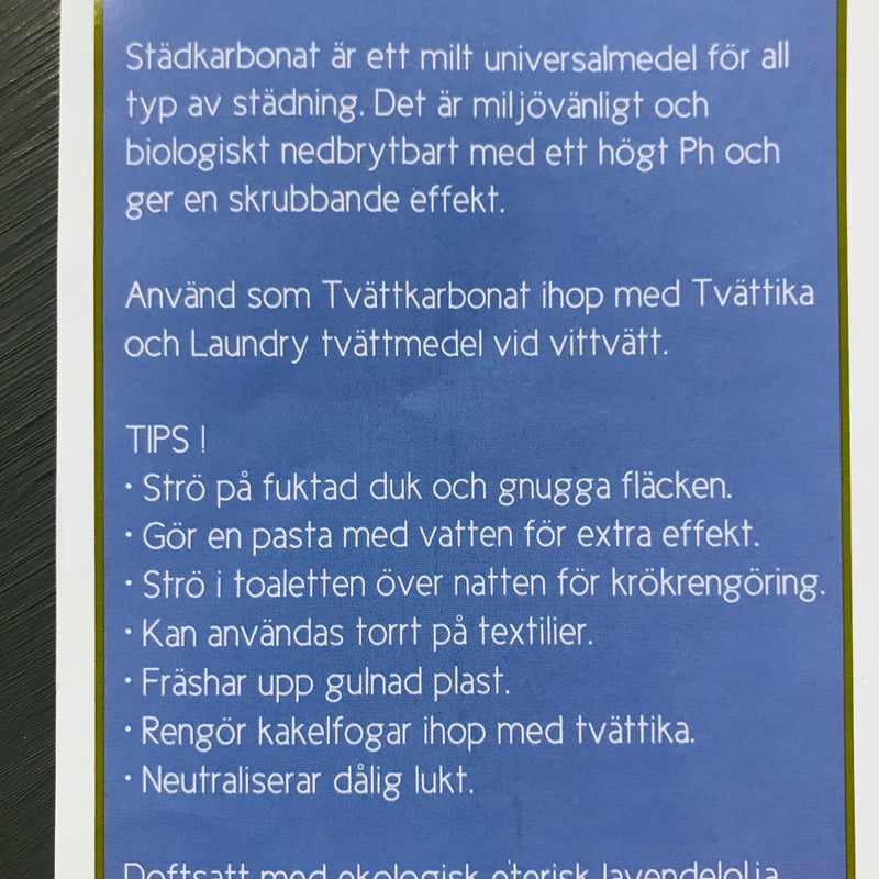 Städ och tvättkarbonat - Ovolin