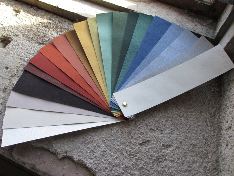 Äggoljetempera Kulörprov