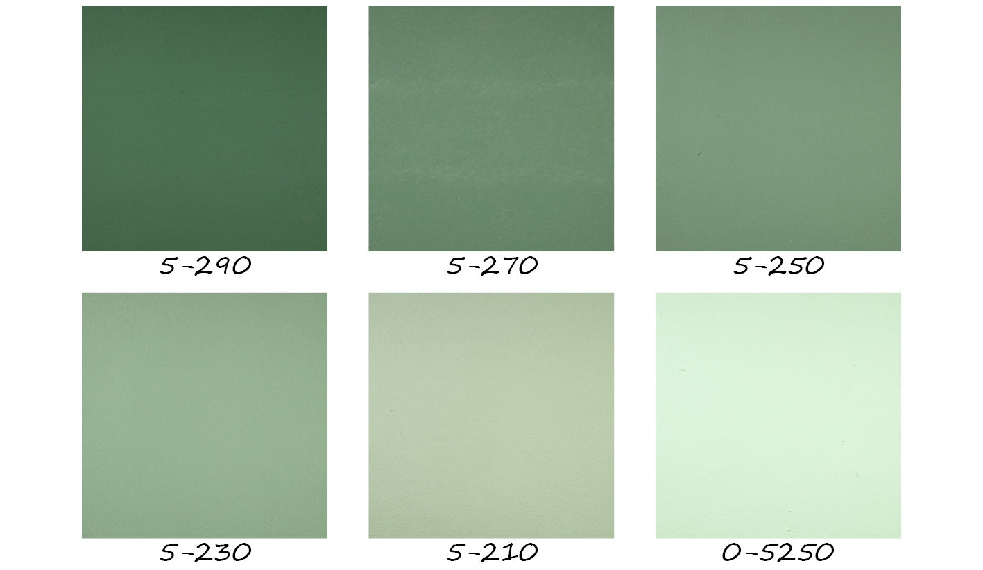 Äggoljetempera Oxidgrön serie