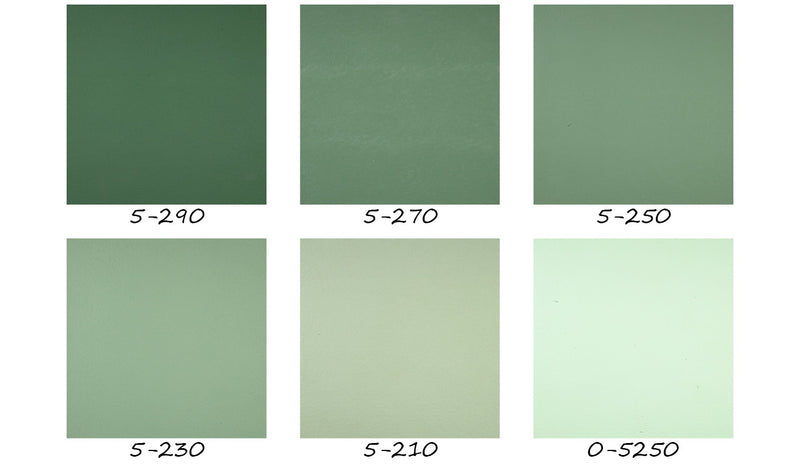 Äggoljetempera Oxidgrön serie