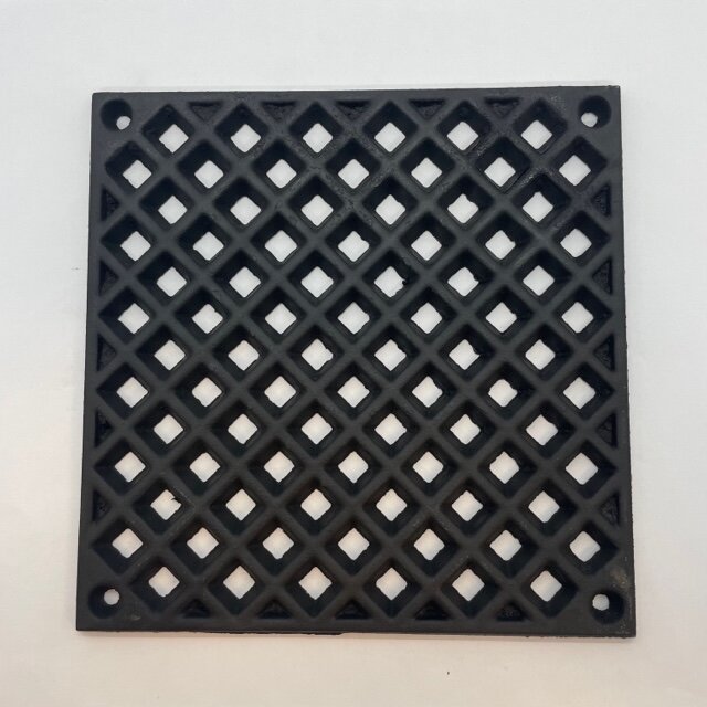 Gjutjärnsgaller 15x15cm - Ovolin