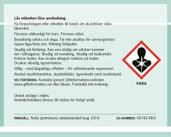 Lågaromatisk lacknafta - Ovolin