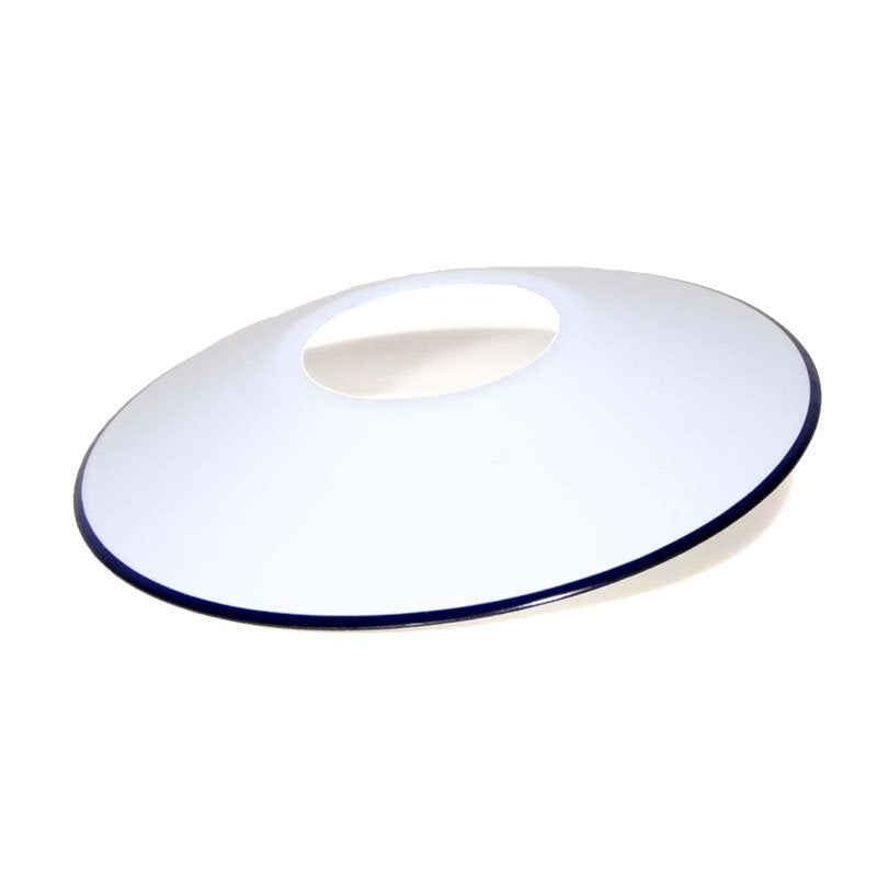 Lampskräm Stallykta vit emalj - Ovolin