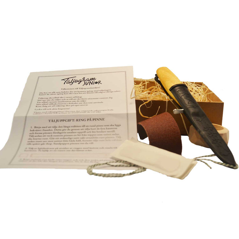 Täljkit Junior Ring på pinne - Ovolin