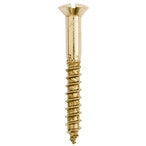 Spårskruv TKFS 6x3/4 mässing - Ovolin