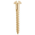 Spårskruv TKS 6x3/4 mässing - Ovolin